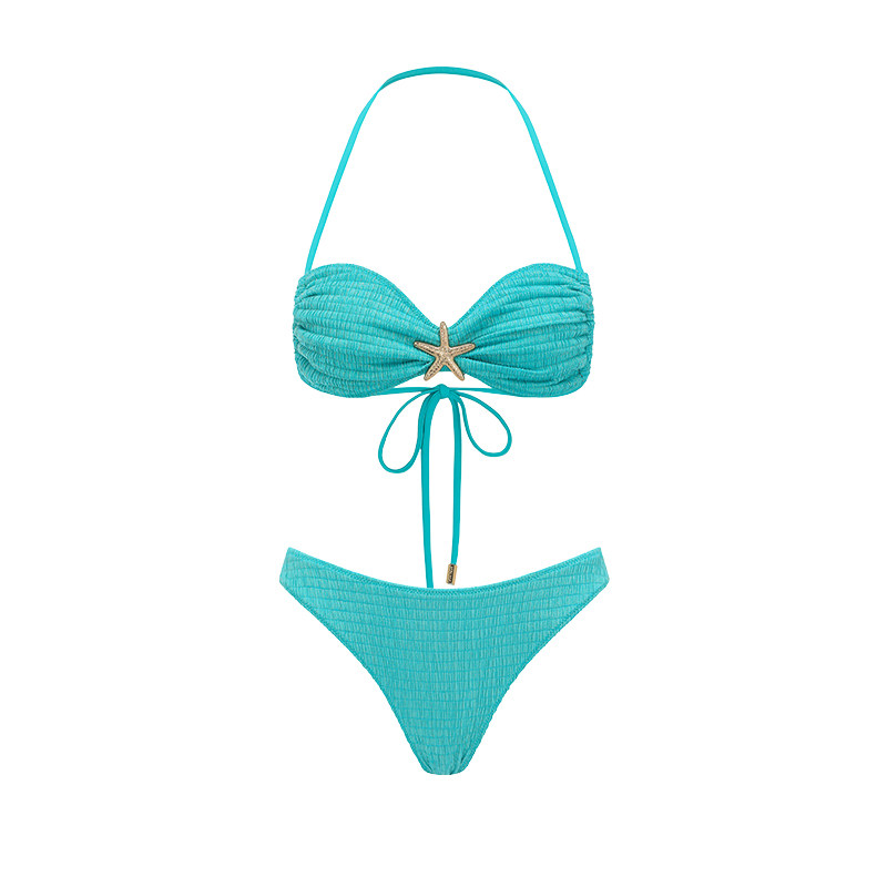 Yukari Swim分体泳衣女比基尼大胸小胸聚拢深V欧美性感原创bikini