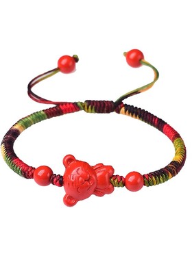 民族风五帝康熙彩生肖手链