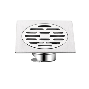 方形不锈钢防臭地漏加厚洗衣机地漏防虫防堵盖7.5/8/9/10/12/15cm