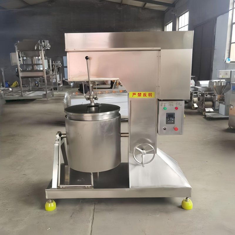 商用肉丸打浆机 全自动打牛肉丸鱼丸机器 贡丸嫩化变频打肉设备