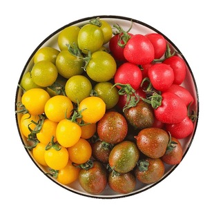 五彩圣女果新鲜1000g多色迷彩樱桃小番茄水果千禧果沙拉蔬菜食材