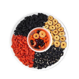 桑葚红枸杞黑枸杞红枣干花茶泡水喝的东西茶包女人熬夜独立包装