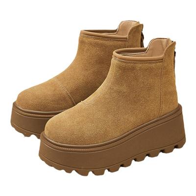 厚底达芙妮官方正品雪地鞋冬季