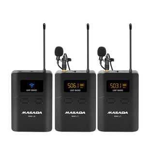 麦拉达WM8专业无线小蜜蜂领夹话筒直播录音采访专用手机相机胸麦