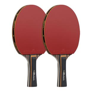 乒乓球拍正品旗舰店五星碳素专业级兵乓儿童长短柄横直单双拍套装
