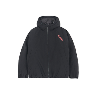 VETEMENTS男女新款龟裂禁止标志数码印花工艺棉服外套64711002