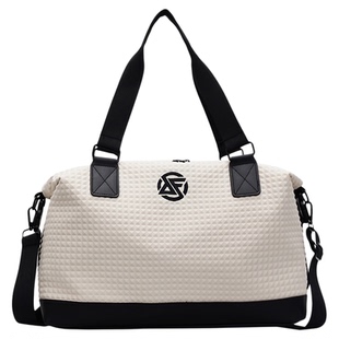 短途旅行包女2025新款时尚手提干湿分离健身包轻便待产收纳行李袋