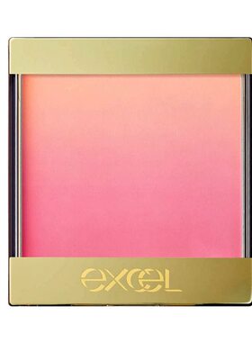 日本EXCEL渐变腮红自然微珠光