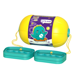 儿童拉力球穿梭手拉球幼儿园亲子互动感统训练器材双人弹力拉拉球