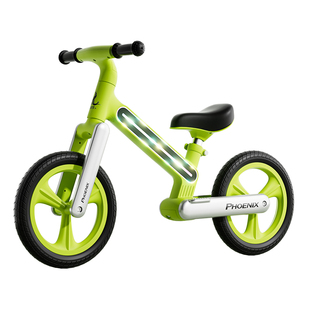 凤凰儿童平衡车1-3-6岁无脚踏2岁入门小孩滑行滑步车自行车溜溜车
