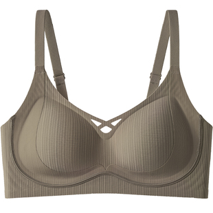 双层提拉内衣女士小胸聚拢上托收副乳防下垂软支撑无痕舒适文胸罩