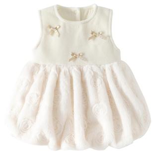 班喜迪女童连衣裙秋冬装新款儿童公主裙婴儿加绒裙子宝宝周岁礼服