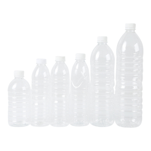 550ml一次性矿泉水瓶食品级透明塑料瓶果汁瓶带盖分装液体外卖瓶