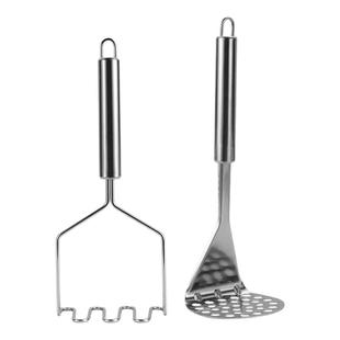 不锈钢土豆压泥器手动捣碎器家用压薯器波浪形土豆压厨房小工具