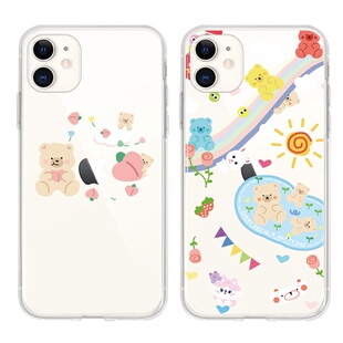 iphone11pro苹果6s手机壳8plus网红x可爱5s透明xr/7/xs max少女心