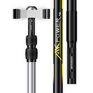 渔之源AK大物碳素炮台支架钓鱼竿架伸缩杆架台钓钓箱地插鱼竿支架