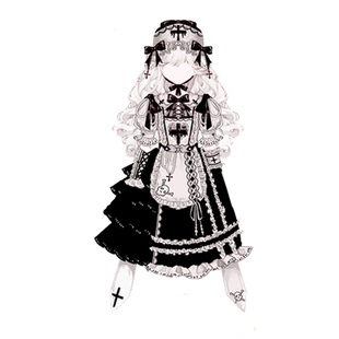 【意向金】 十字玛丽亚 华夏喵lolita连衣裙