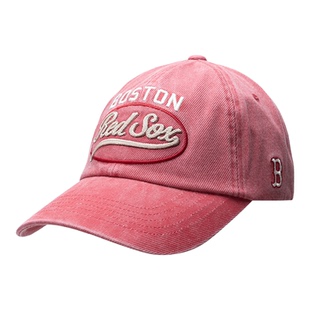 KARINA同款MLB牛仔棒球帽男女同款帽子刺绣大LOGO鸭舌帽3ACPV165N