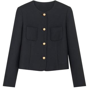 BLUE ERDOSmiu系小香风通勤质感短款小西装外套女