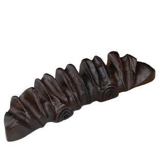 光祖实木毛笔笔架红木根雕笔山摆件笔搁笔架放毛笔五指山笔架笔挂多功能镇尺压纸中国风复古笔台简约文房四宝