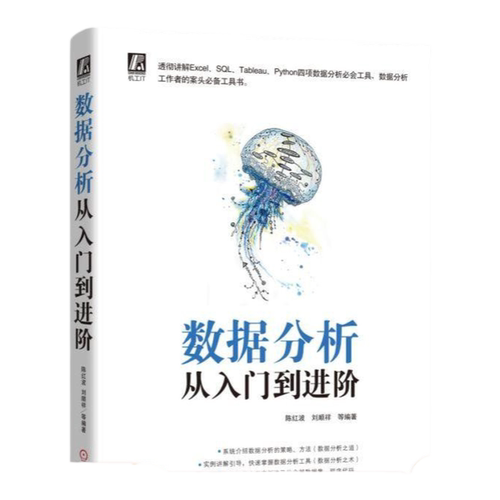 官网正版 数据分析从入门到进阶 陈红波 刘顺祥 企业真实场景案例 Python 数据分析 可视化 海量数据管理 Excel MySQL