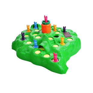 兔子陷阱儿童益智玩具双人对战网红亲子互动礼物闯关抖音同款桌游