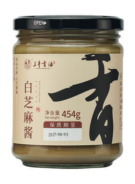 三丰山东白芝麻酱454克