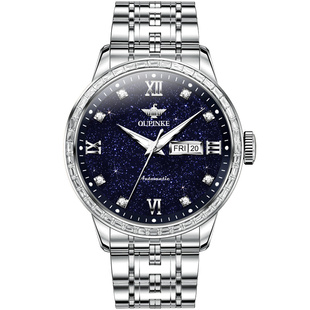 瑞士认证正品牌新款星空简约男表进口机芯机械表高档男士手表十大