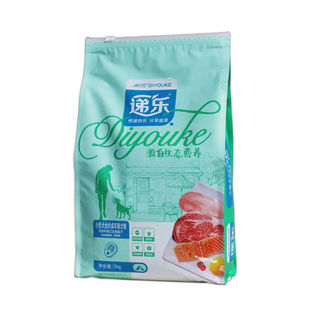 迪尤克递乐狗粮犬通用宠物幼犬粮幼年减成年犬装大脂包型小烘焙肥