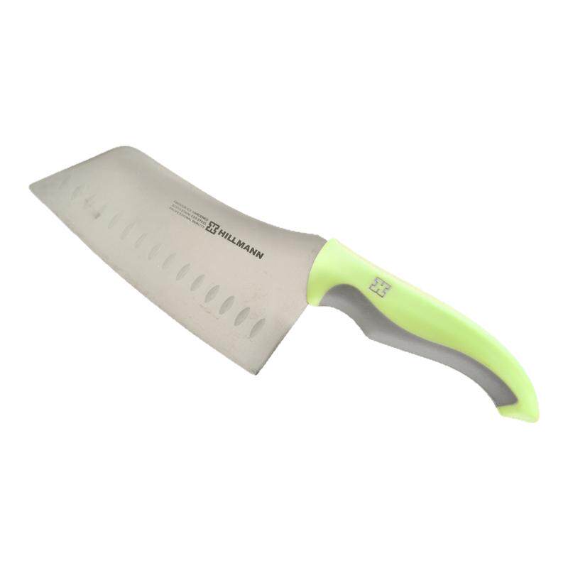 小红书 世博会爆款 上海希尔曼HILLMANN一代绿柄3CR13切片刀 菜刀