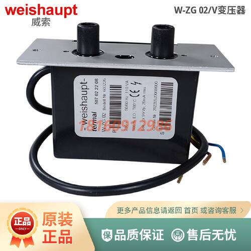 议价原装weishaupt威索燃烧机点火变压器W-ZG01 W-ZG02 2X9KV高压
