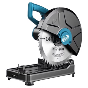 欧普切割机小型家用大功率砂轮机台式355型材木材金属220V钢材机