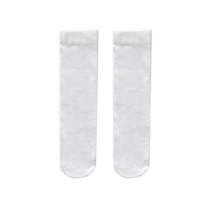 天鹅绒膝下袜jk制服中筒袜女日系学院风软妹小腿袜夏季半筒白丝袜