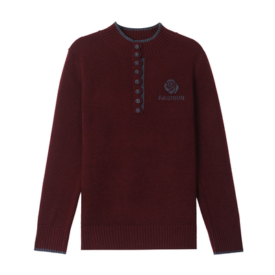 Fazeya女士羊毛衫刺绣针织衫