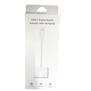 typec耳机转接头tpc圆头typc安卓3.5mm接口tape转换器线通用手机type-c转3.5听歌通话线控二合一lightning双