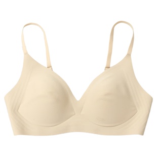 和美无痕文胸无聚拢钢圈小胸性感三角杯防下垂软支撑薄款美背内衣