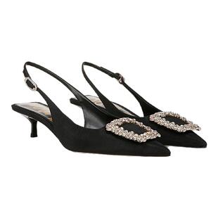 SAM EDELMAN山姆爱德曼夏slingback猫跟高跟鞋凉鞋KAITLYN