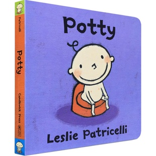英文原版一根毛系列小毛孩绘本on my Potty No Yes Yummy Yucky名家leslie patricelli Toot上厕所拉粑粑Big Little行为习惯小脏孩