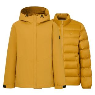 【一衣三穿】GOLDEN BEAR/金熊冬季新女士防泼水两件套连帽羽绒服