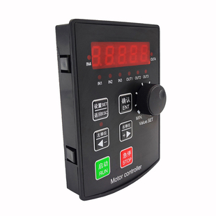 伺服步进电机控制器脉冲调速正反转定位角度圈数三轴可编程时间IO