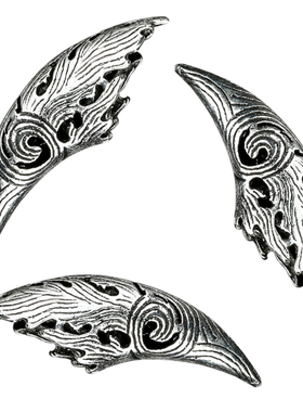 男女士银套真品防裂狼牙吊坠