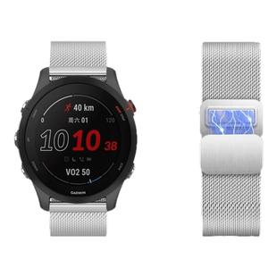 适用于佳明255手表表带245M米兰尼斯265s金属Forerunner645M磁吸腕带165运动透气Venu3/2S替换带春夏Vivo3