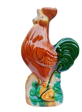 陶瓷唐三彩12生肖风水招财摆件