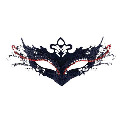 化妆舞会公主面具女半脸金属面罩