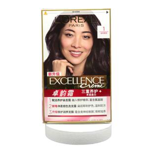 欧莱雅卓韵霜染发剂膏氨基酸三重养护自己在家染温和配方遮盖白发