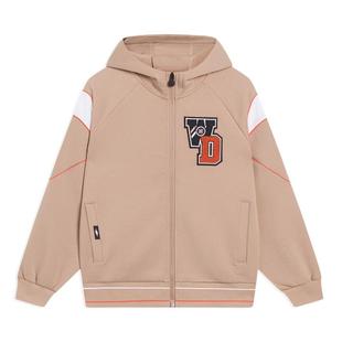 李宁童装男大童韦德系列宽松舒适休闲连帽开衫卫衣YWDT045-B品