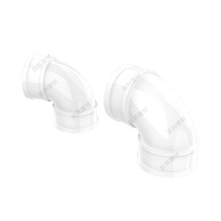 PVC弯头 排水管 直角弯下水管50 75 110 160 200 250 315 400 180