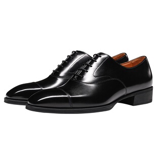 Truffaut琴底男士皮鞋结婚商务正装三接头牛津鞋真皮英伦新郎婚鞋