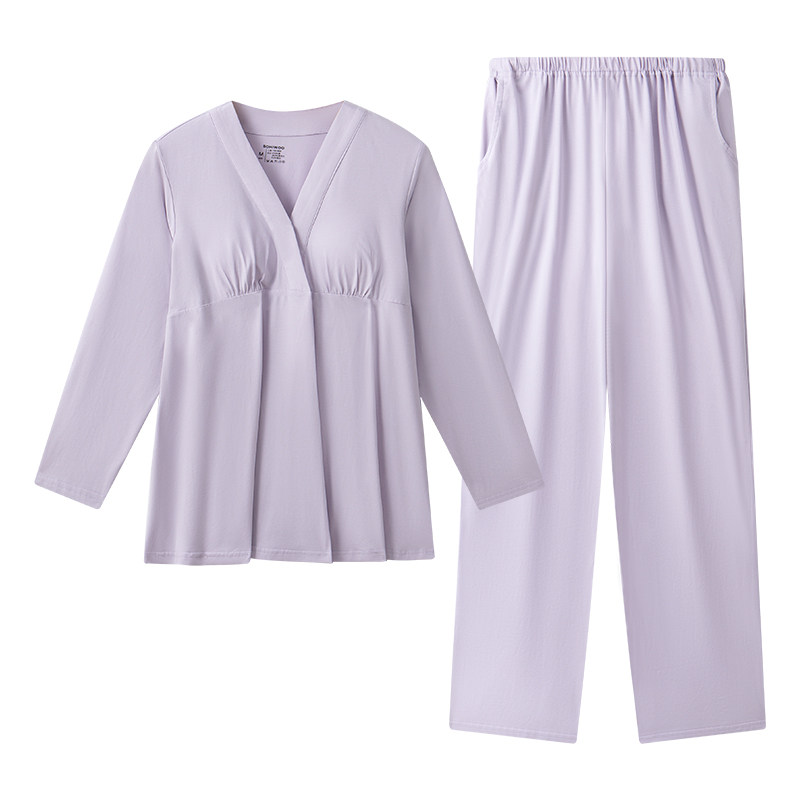sohiwoo曦物莫代尔带胸垫月子服