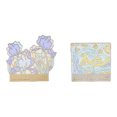 大英博物馆鸢尾花透光书签